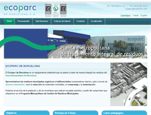 Tablet Screenshot of ecoparcbcn.com